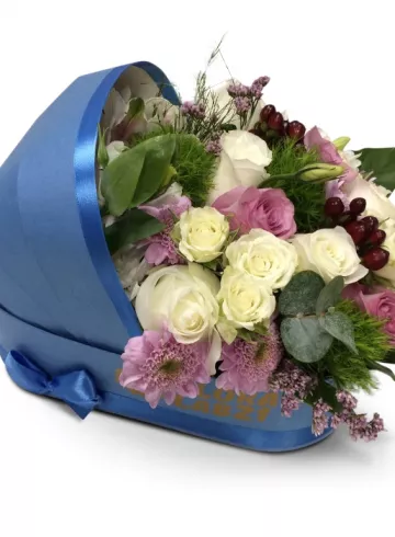 Композиция люлька «Незабываемые моменты» от интернет-магазина цветов в 