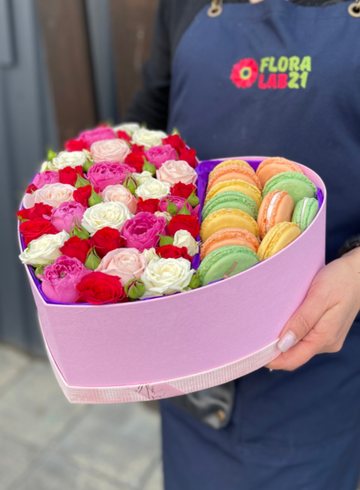 Композиция сердце «Милое признание» от интернет-магазина цветов в 