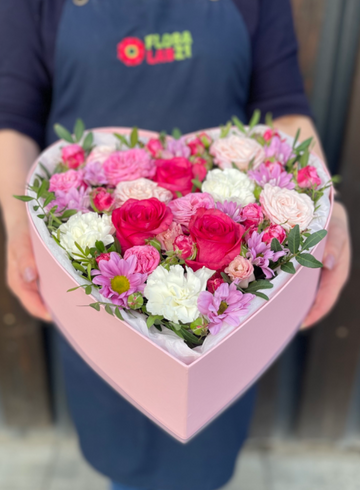 Композиция сердце «Крылья любви» от интернет-магазина цветов в 