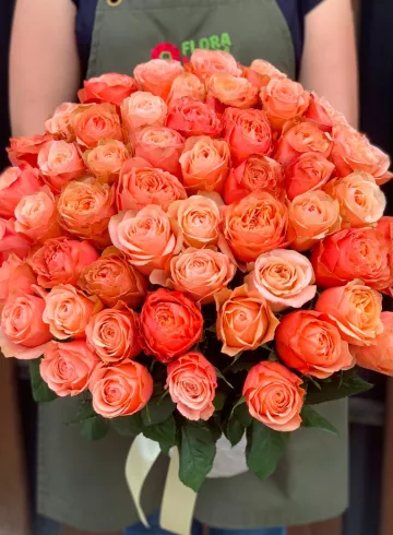 51 роза &laquo;Чудесная Кахала&raquo; от интернет-магазина цветов в 