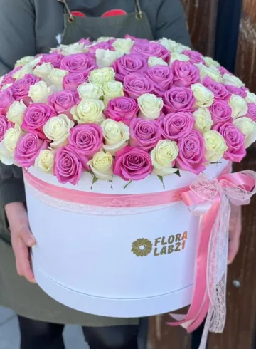 101 роза «Самой нежной» от интернет-магазина цветов в 