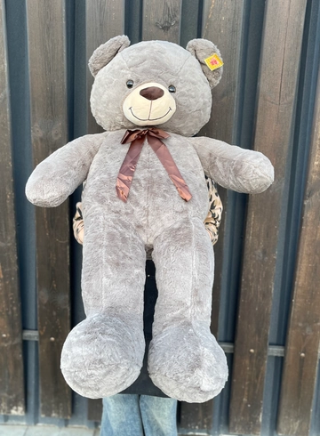 Медведь с коричневым бантом 60 см  от интернет-магазина цветов в 