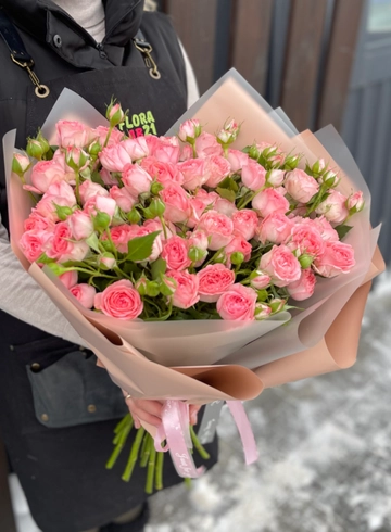 Пионовидные розы Корал Йо-Йо от интернет-магазина цветов в 