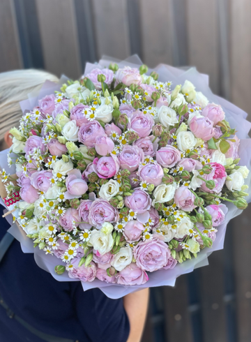 Триобукет &laquo;Лавандовый чай&raquo; от интернет-магазина цветов в 