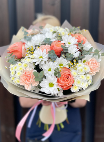 Авторский букет «Летний фестиваль» от интернет-магазина цветов в 