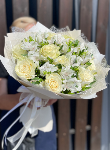 Дуобукет «Утренняя роса» от интернет-магазина цветов в 