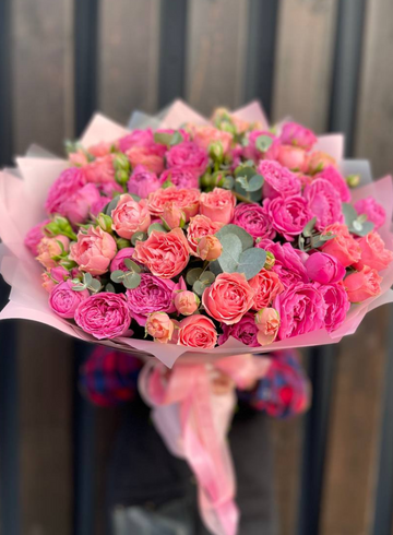 Дуобукет «Танец страсти» от интернет-магазина цветов в 