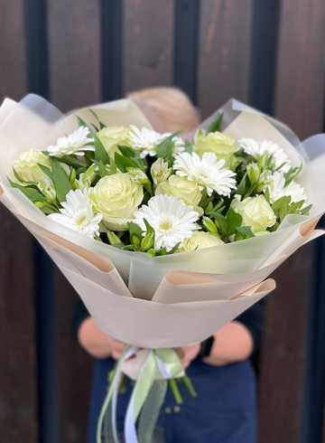 Сборный букет «Лимонад» от интернет-магазина цветов в 