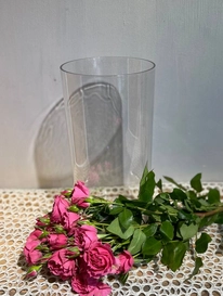 Ваза акриловая прозрачная H25 D15 см от интернет-магазина «» в 