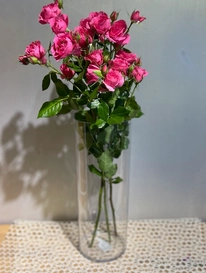 Ваза акриловая прозрачная H40 D15 см от интернет-магазина «» в 