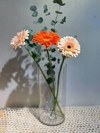 Ваза акриловая прозрачная H30 D15 см от интернет-магазина «» в 