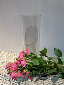 Ваза акриловая прозрачная H30 D10 см от интернет-магазина «» в 