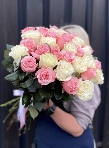 35 роз «Ванильные мечты» от интернет-магазина цветов в 