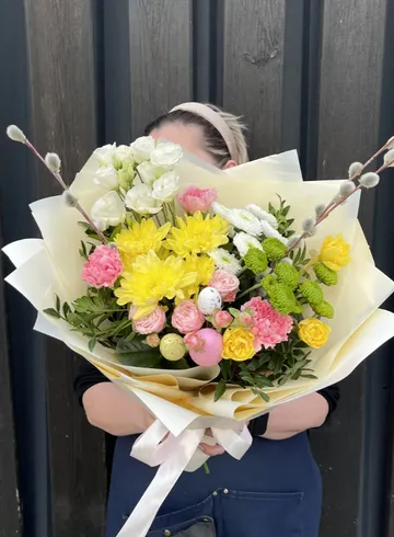 Сборный букет &laquo;Пасхальная радость&raquo; от интернет-магазина цветов в 