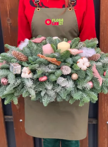 Композиция к застолью 2 от интернет-магазина цветов в 