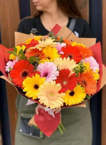 Монобукет из гербер от интернет-магазина цветов в 