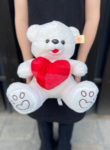 Медведь с сердцем 32 см от интернет-магазина цветов в 